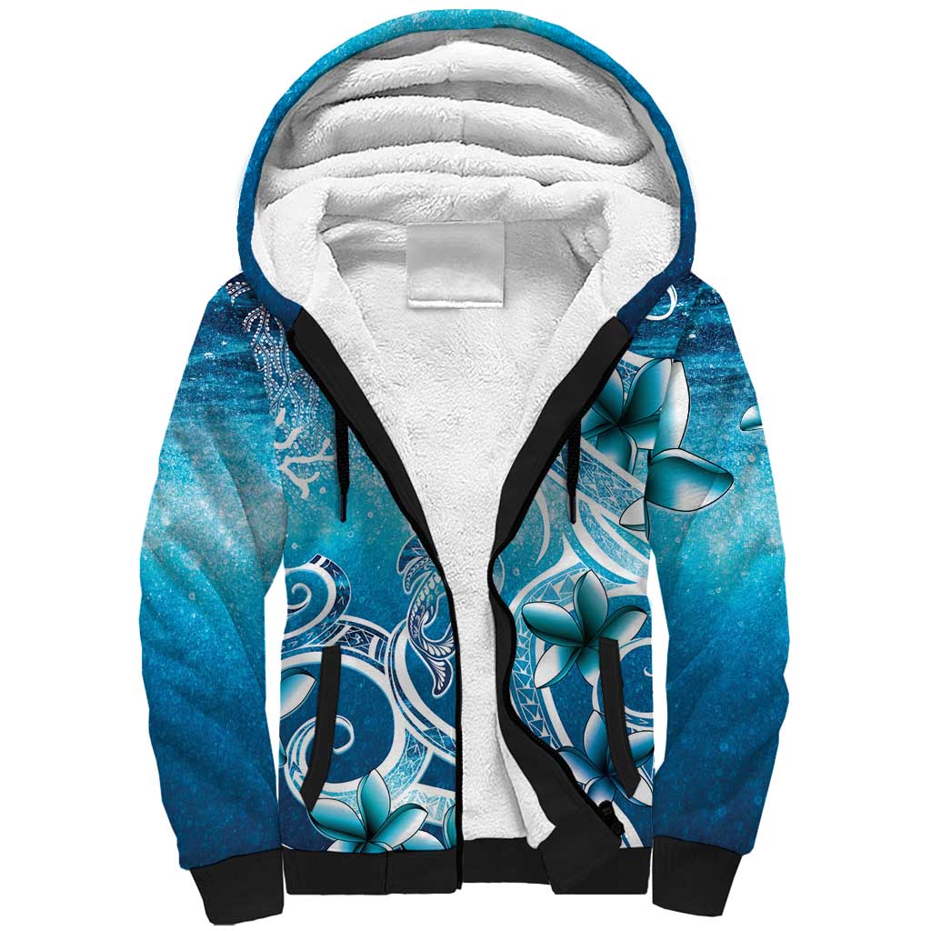 Polynesia World Ocean Day Sherpa Hoodie Ocean Style