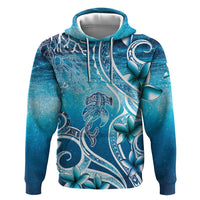 Polynesia World Ocean Day Zip Hoodie Ocean Style