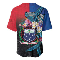 Samoa Baseball Jersey Humpback Whale Siapo Pattern