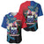 Samoa Baseball Jersey Humpback Whale Siapo Pattern