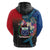 Samoa Hoodie Humpback Whale Siapo Pattern