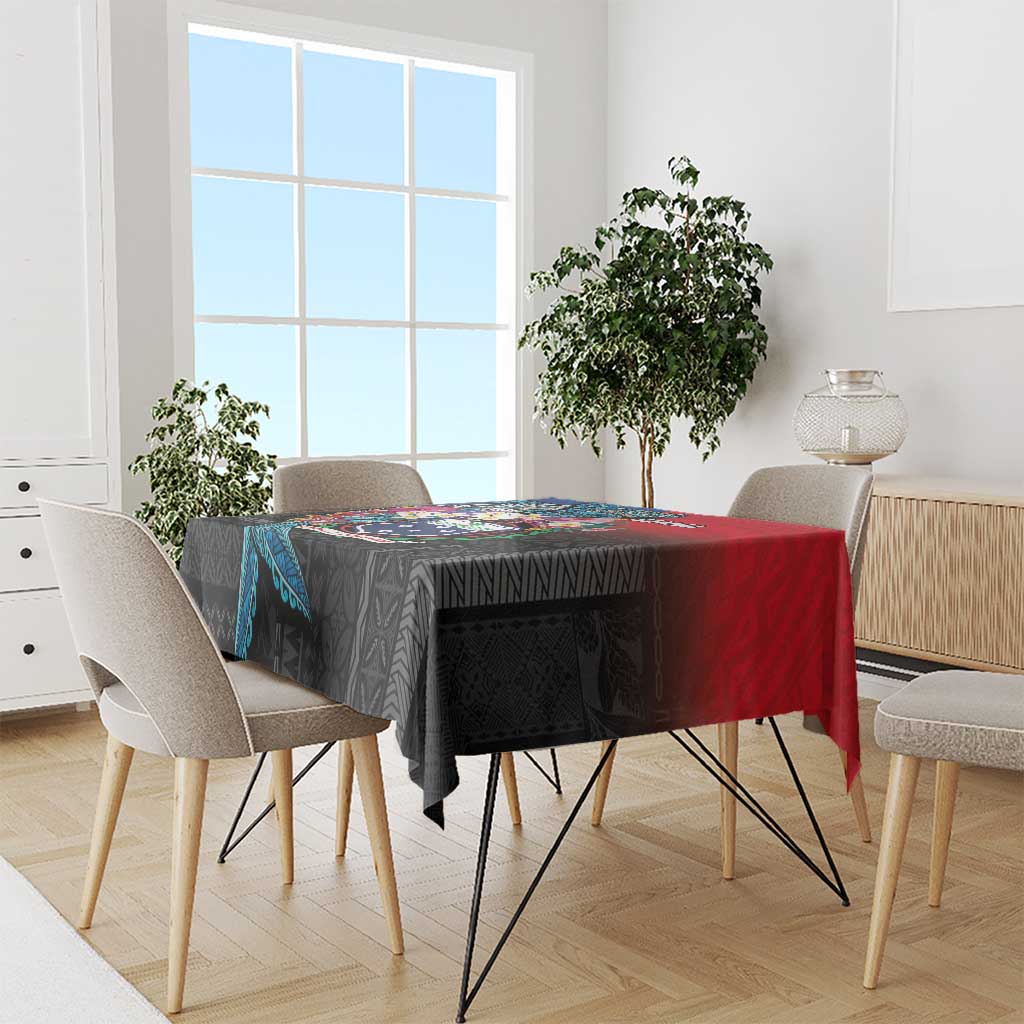 Samoa Tablecloth Humpback Whale Siapo Pattern