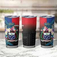 Samoa Tumbler Cup Humpback Whale Siapo Pattern LT05 - Polynesian Pride