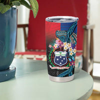 Samoa Tumbler Cup Humpback Whale Siapo Pattern LT05 - Polynesian Pride