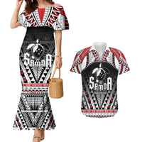 Samoa Independence Day Couples Matching Mermaid Dress and Hawaiian Shirt Proud To Be Samoan