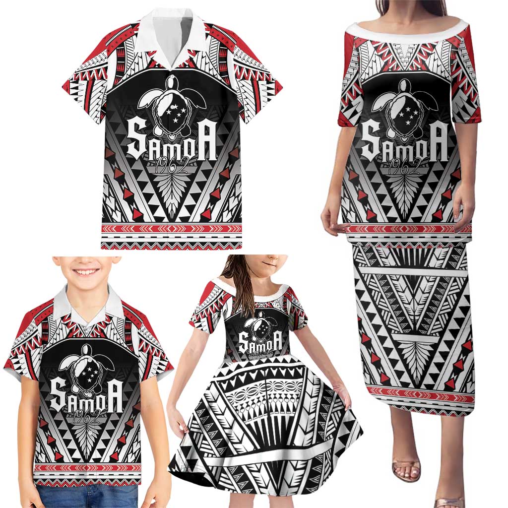 Samoa Independence Day Family Matching Puletasi and Hawaiian Shirt Proud To Be Samoan