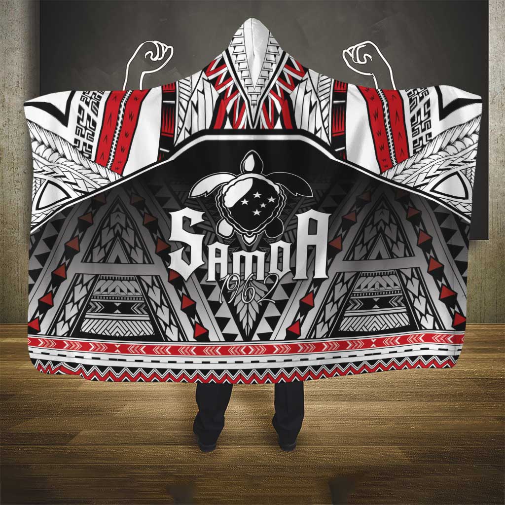 Samoa Independence Day Hooded Blanket Proud To Be Samoan
