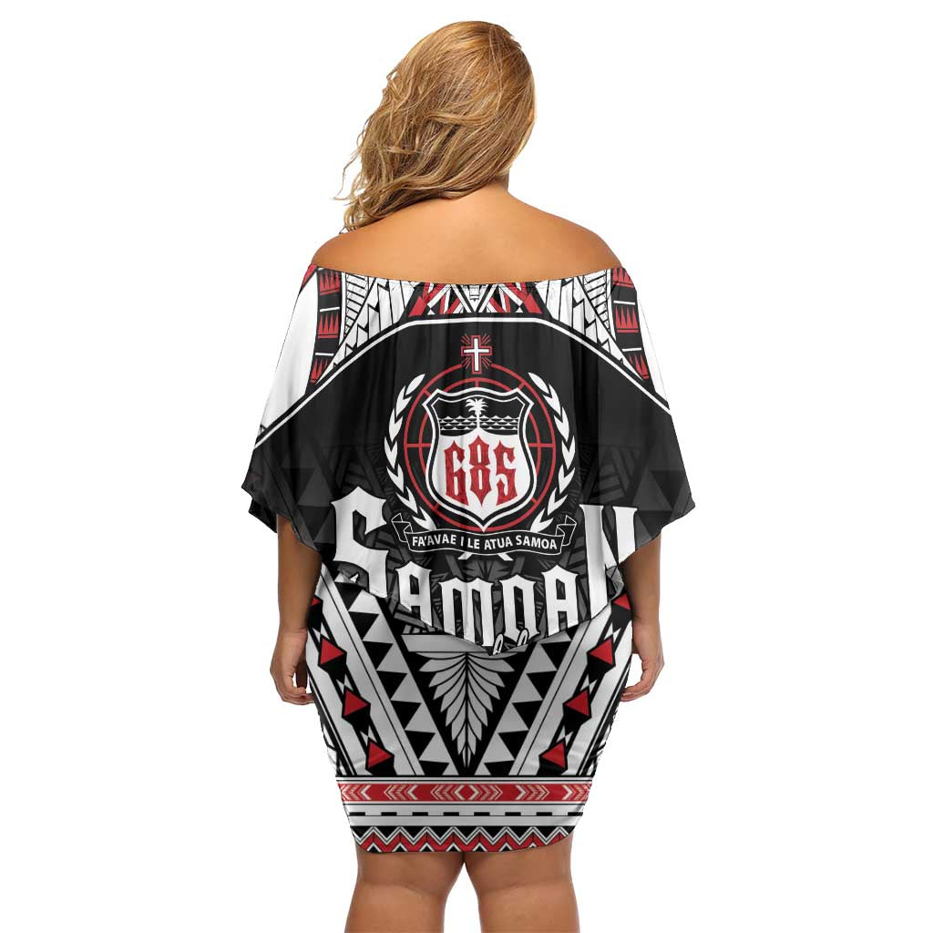 Samoa Independence Day Off Shoulder Short Dress Proud To Be Samoan