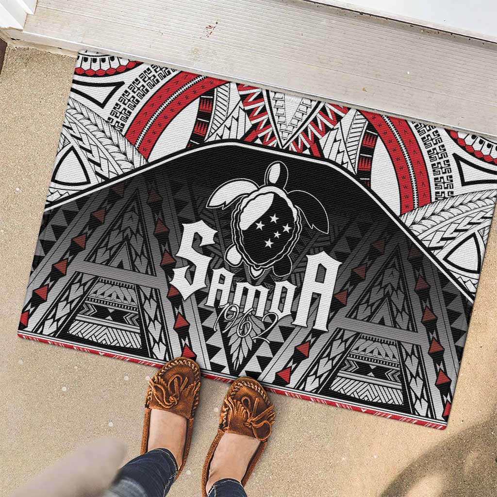 Samoa Independence Day Rubber Doormat Proud To Be Samoan