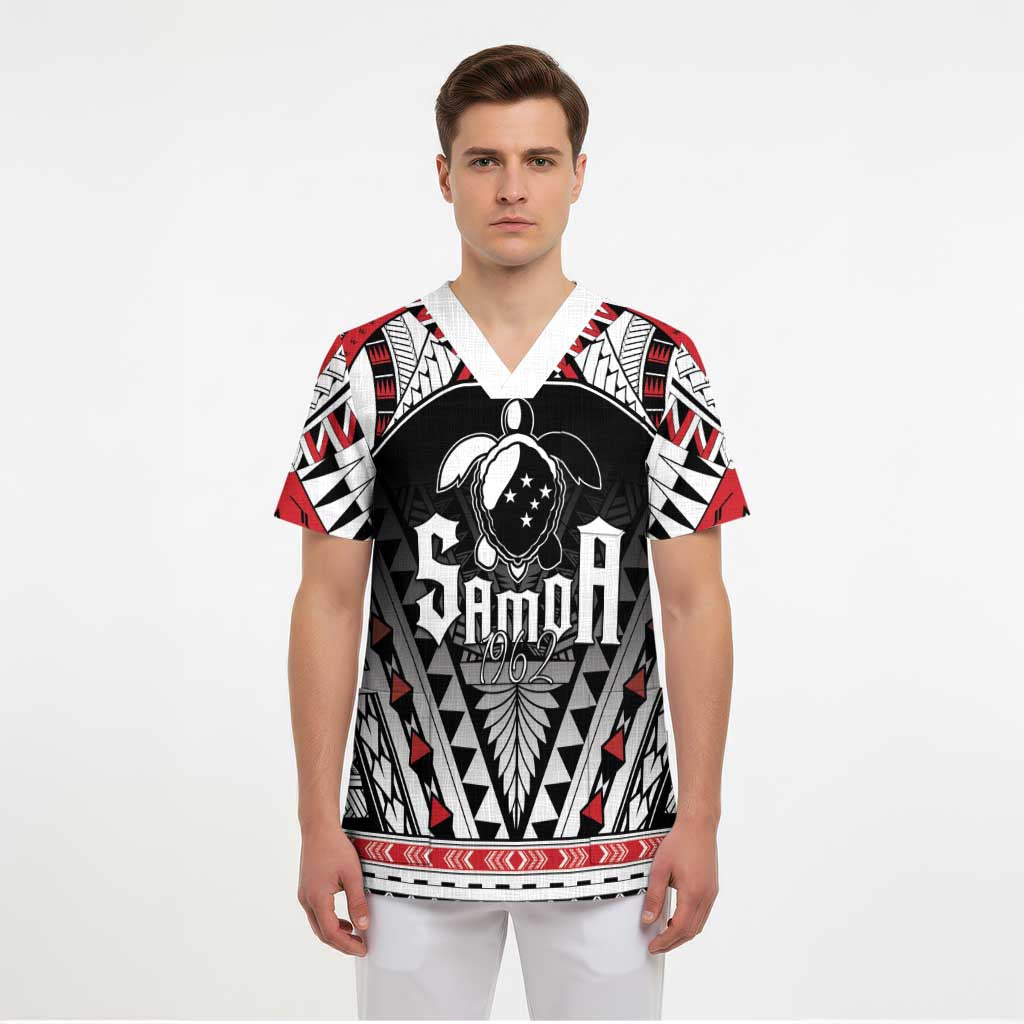 Samoa Independence Day Scrub Top Proud To Be Samoan - Polynesian Pride