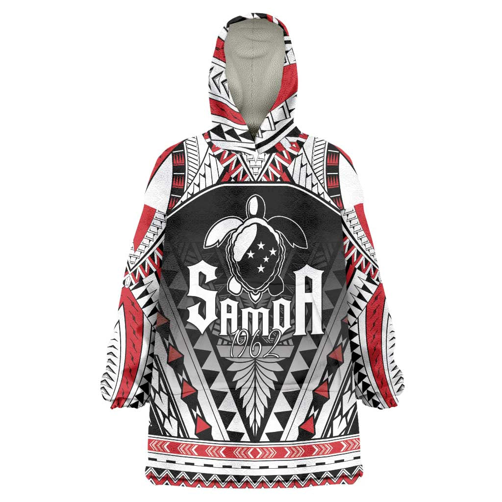 Samoa Independence Day Wearable Blanket Hoodie Proud To Be Samoan