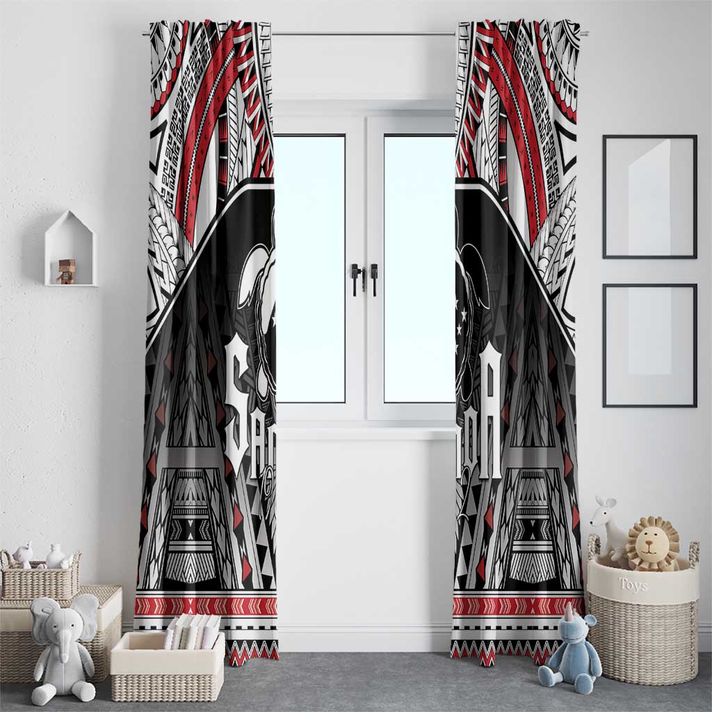 Samoa Independence Day Window Curtain Proud To Be Samoan