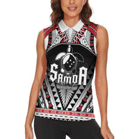 Samoa Independence Day Women Sleeveless Polo Shirt Proud To Be Samoan