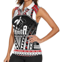 Samoa Independence Day Women Sleeveless Polo Shirt Proud To Be Samoan
