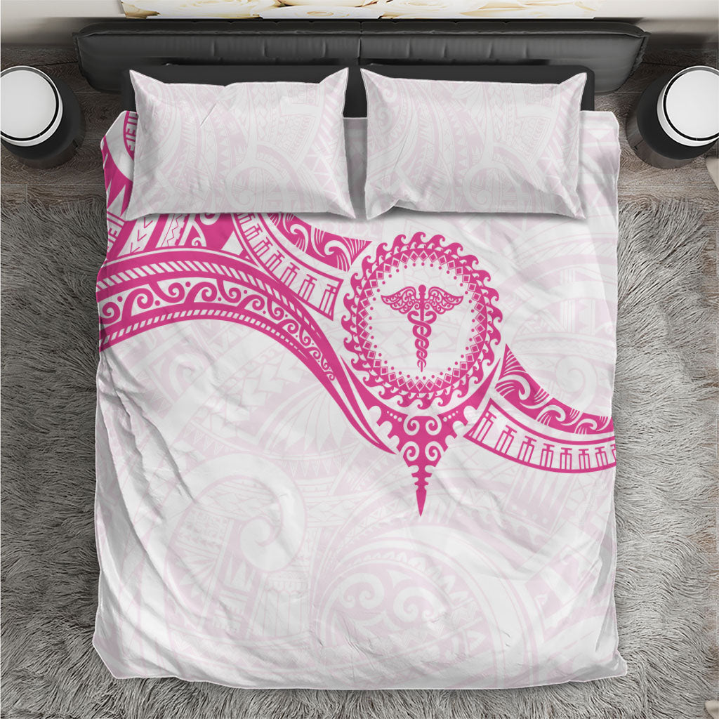 New Zealand Aotearoa Bedding Set Nurse Tribal Pink Version