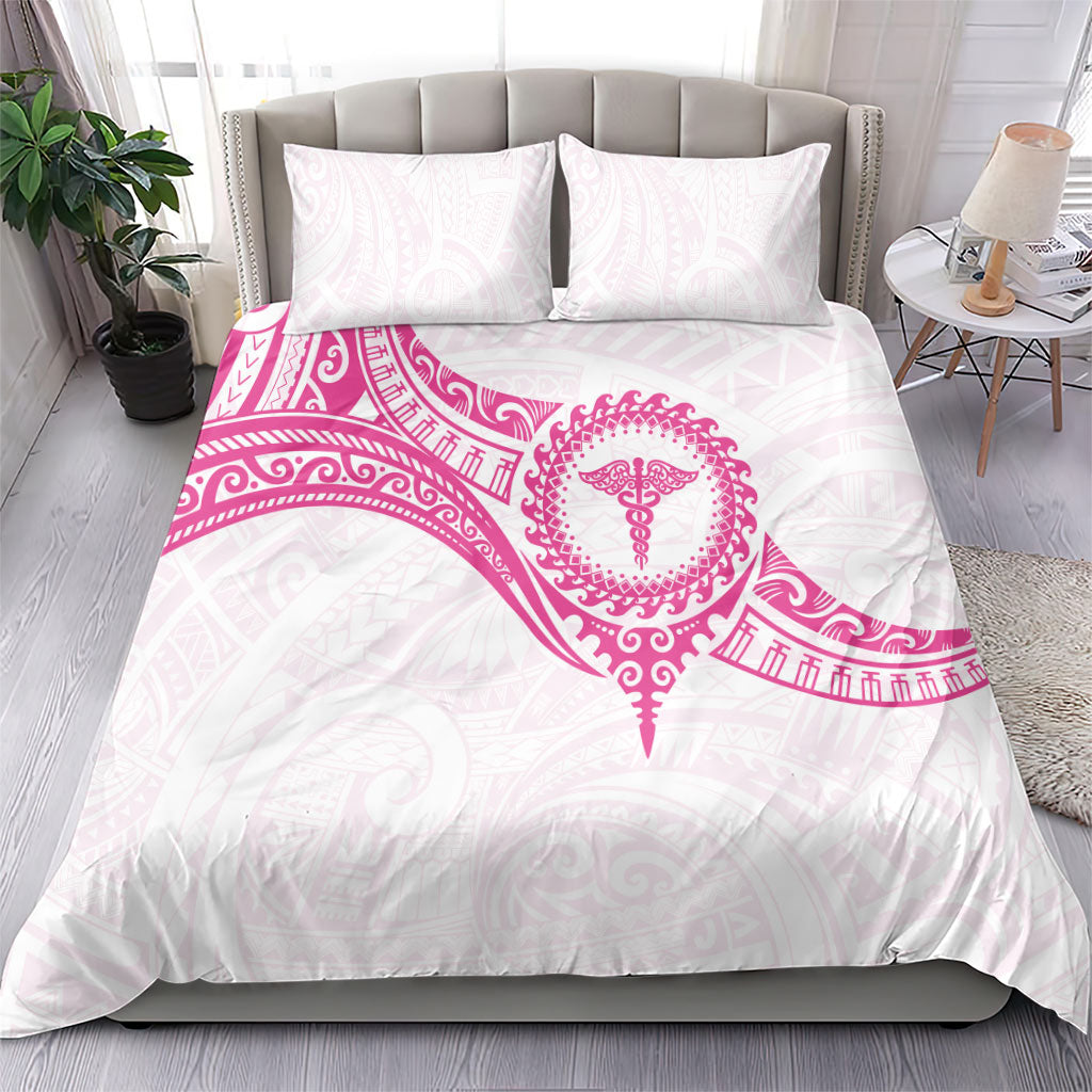 New Zealand Aotearoa Bedding Set Nurse Tribal Pink Version