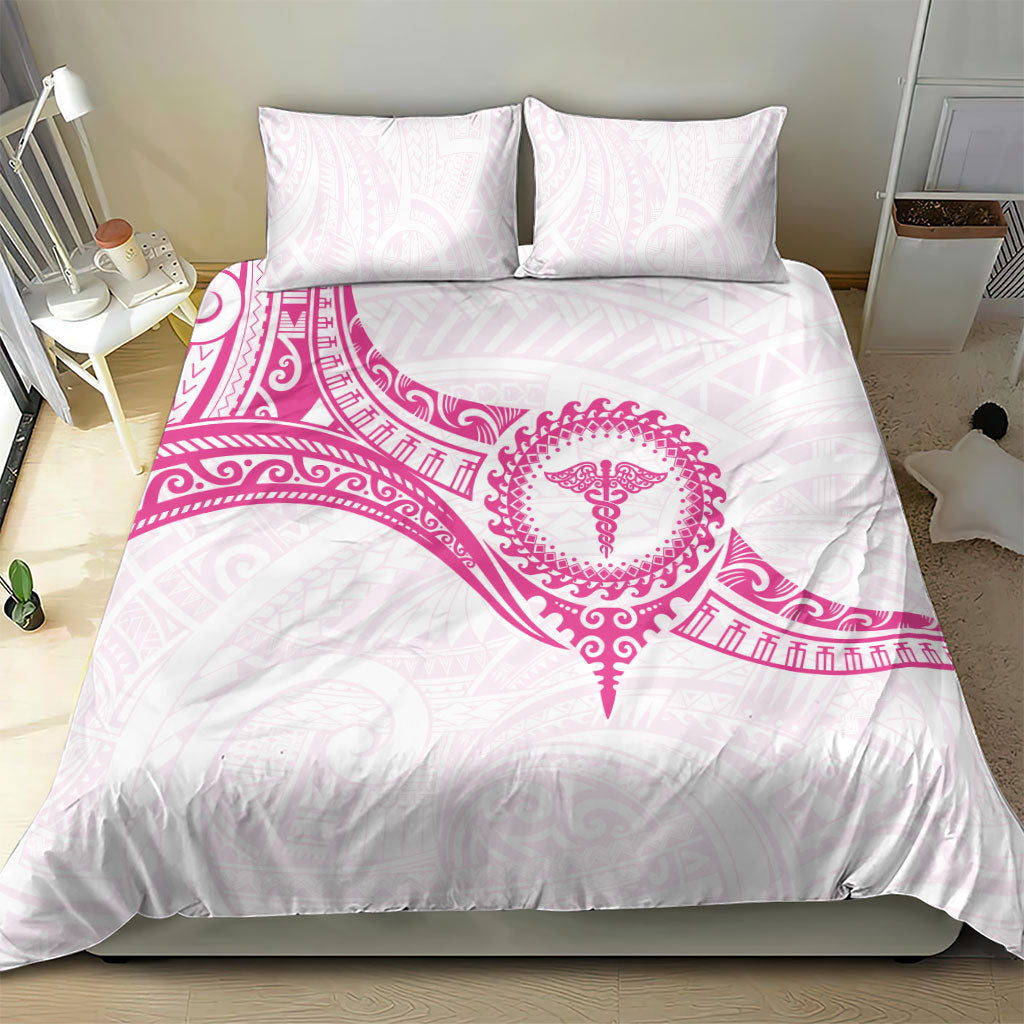 New Zealand Aotearoa Bedding Set Nurse Tribal Pink Version