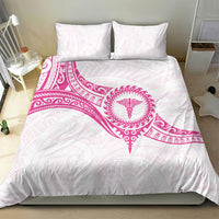 New Zealand Aotearoa Bedding Set Nurse Tribal Pink Version