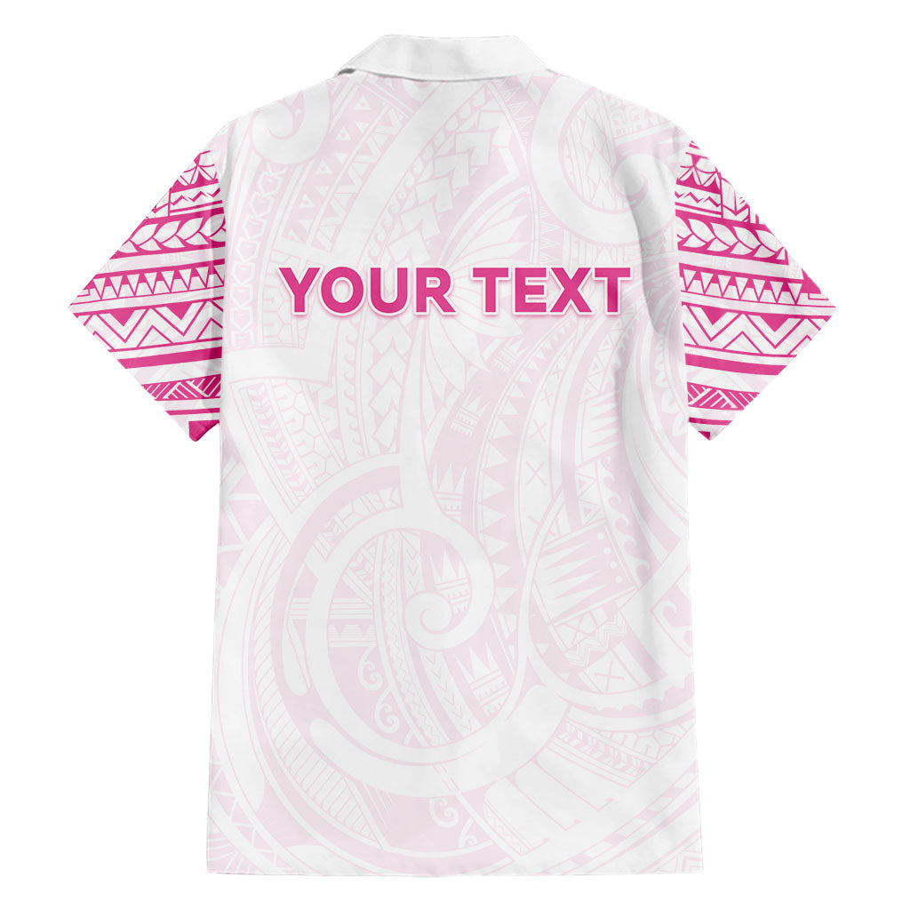 Personalised New Zealand Aotearoa Hawaiian Shirt Nurse Tribal Pink Version LT05 - Polynesian Pride