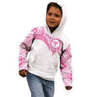 Personalised New Zealand Aotearoa Kid Hoodie Nurse Tribal Pink Version LT05 - Polynesian Pride