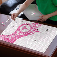 New Zealand Aotearoa Puzzle Nurse Tribal Pink Version