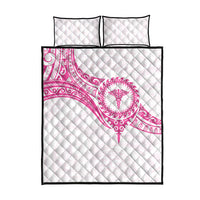 New Zealand Aotearoa Quilt Bed Set Nurse Tribal Pink Version LT05 - Polynesian Pride