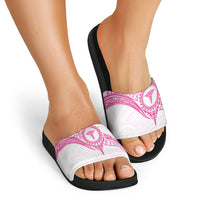 New Zealand Aotearoa Slide Sandals Nurse Tribal Pink Version