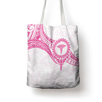 New Zealand Aotearoa Tote Bag Nurse Tribal Pink Version