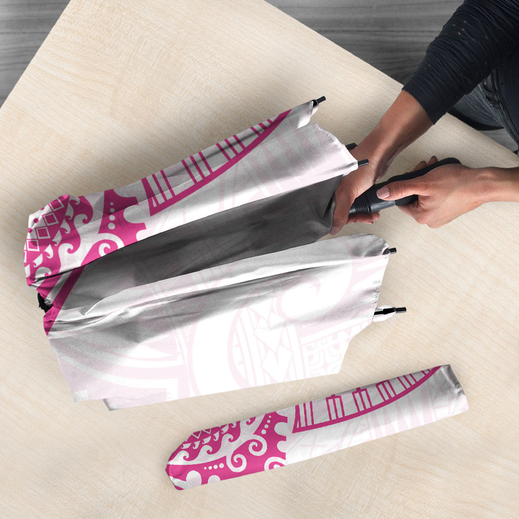 New Zealand Aotearoa Umbrella Nurse Tribal Pink Version LT05 - Polynesian Pride