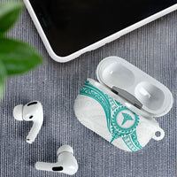 New Zealand Aotearoa AirPods Case Nurse Tribal Teal Version