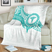 New Zealand Aotearoa Blanket Nurse Tribal Teal Version