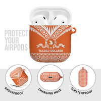 Tonga Tailulu College AirPods Case Tongan Kupesi Pattern