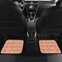 Personalised Tonga Tailulu College Car Mats Tongan Kupesi Pattern
