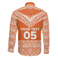 Personalised Tonga Tailulu College Family Matching Mermaid Dress and Hawaiian Shirt Tongan Kupesi Pattern