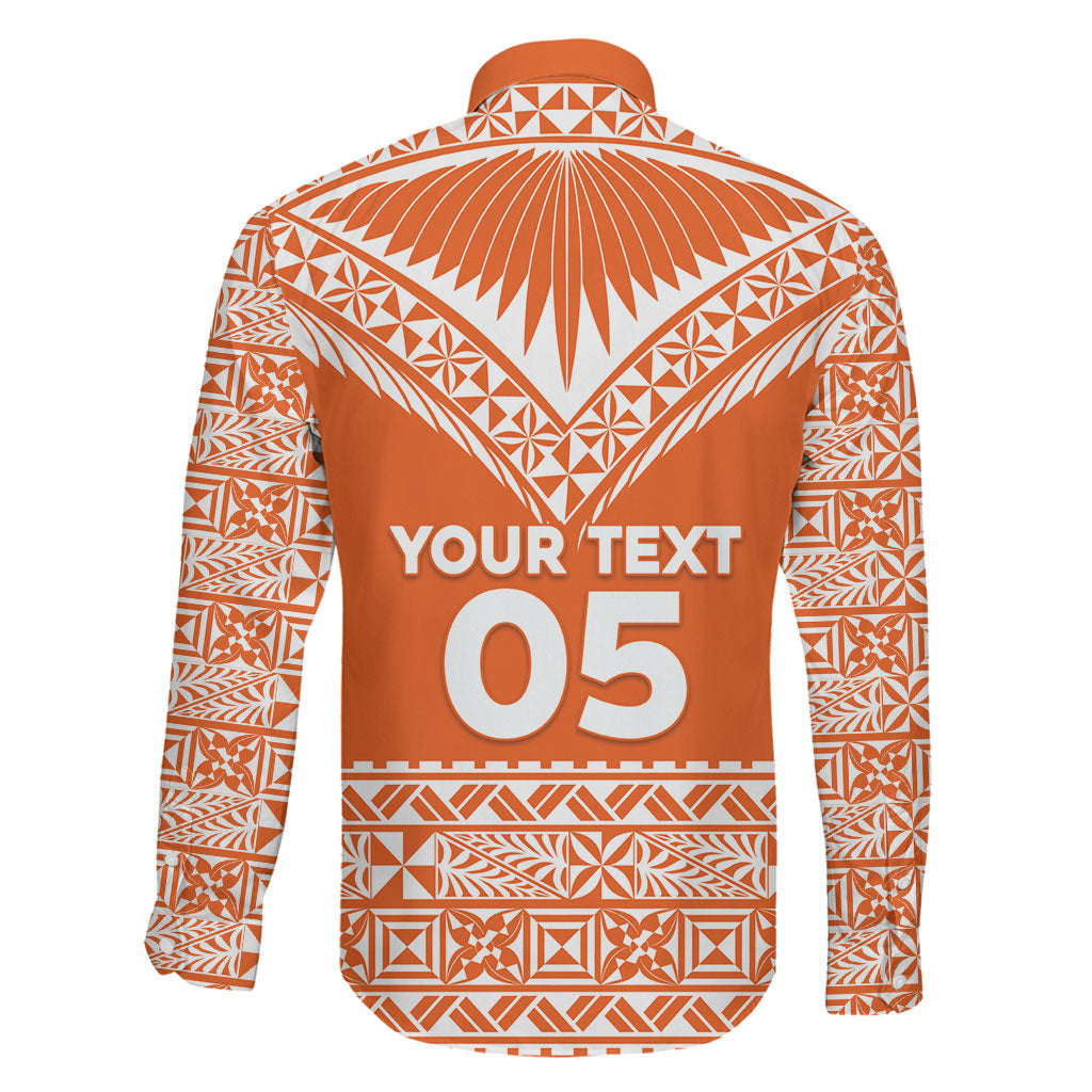 Personalised Tonga Tailulu College Family Matching Off Shoulder Maxi Dress and Hawaiian Shirt Tongan Kupesi Pattern LT05 - Polynesian Pride