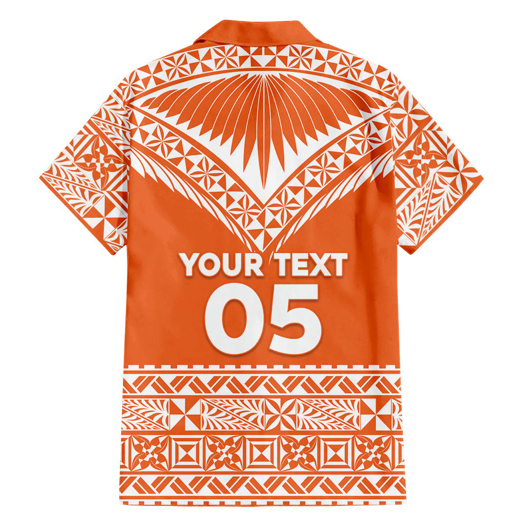 Personalised Tonga Tailulu College Hawaiian Shirt Tongan Kupesi Pattern