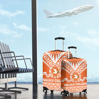 Tonga Tailulu College Luggage Cover Tongan Kupesi Pattern LT05 - Polynesian Pride