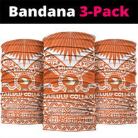 Tonga Tailulu College Neck Gaiter Tongan Kupesi Pattern
