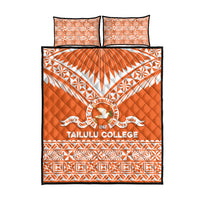 Tonga Tailulu College Quilt Bed Set Tongan Kupesi Pattern