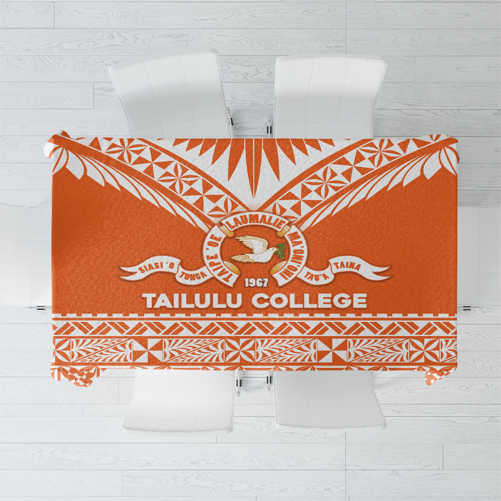 Tonga Tailulu College Tablecloth Tongan Kupesi Pattern