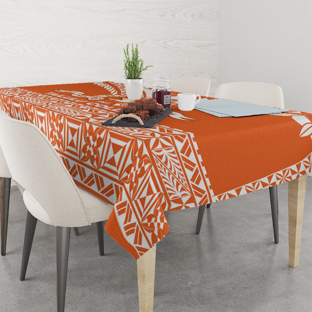 Tonga Tailulu College Tablecloth Tongan Kupesi Pattern