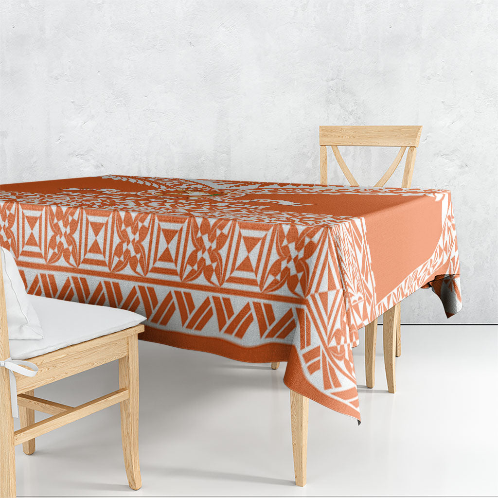 Tonga Tailulu College Tablecloth Tongan Kupesi Pattern