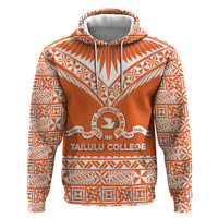 Personalised Tonga Tailulu College Zip Hoodie Tongan Kupesi Pattern