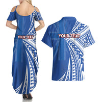 Personalised Hawaii 808 Couples Matching Summer Maxi Dress and Hawaiian Shirt Unique Style LT05 - Polynesian Pride