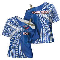Personalised Hawaii 808 Cross Shoulder Shirt Unique Style LT05 - Polynesian Pride