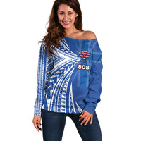 Personalised Hawaii 808 Off Shoulder Sweater Unique Style