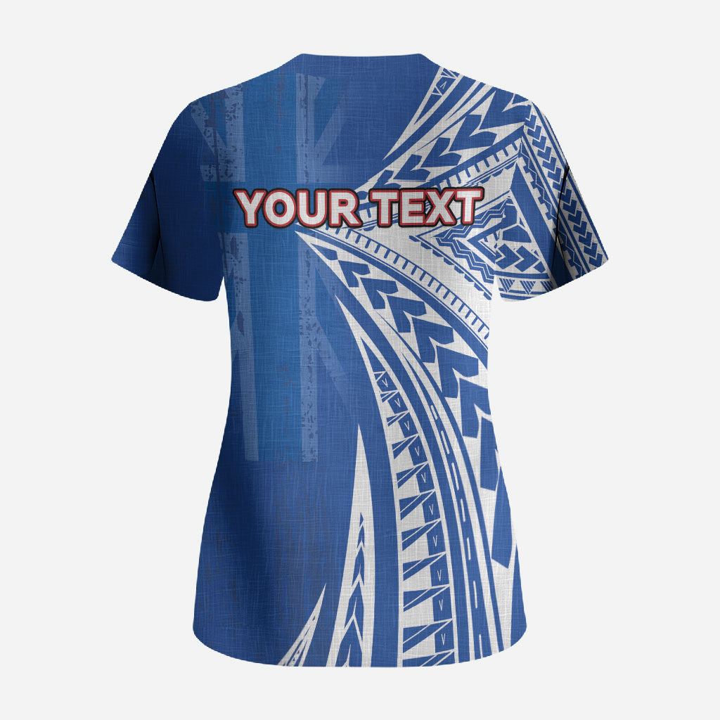 Personalised Hawaii 808 Scrub Top Unique Style