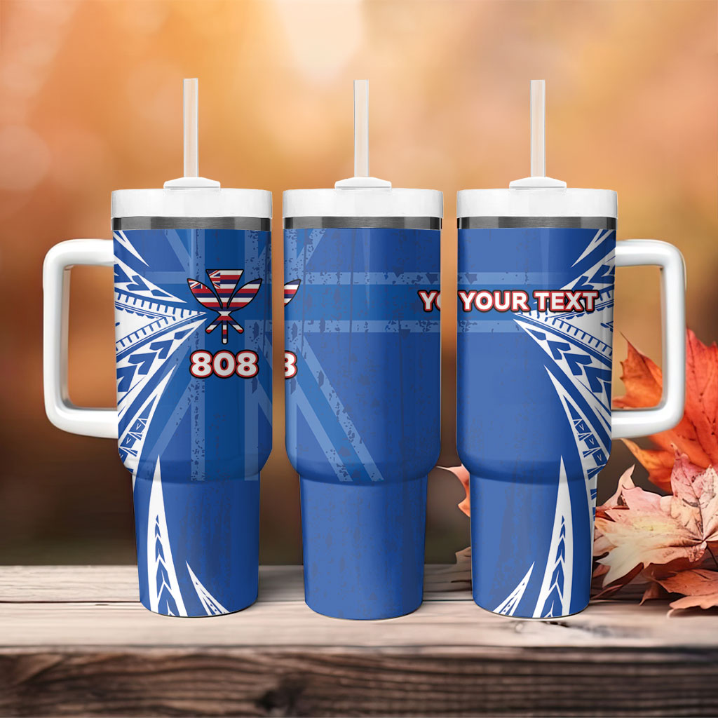 Personalised Hawaii 808 Tumbler With Handle Unique Style LT05 - Polynesian Pride