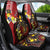 Tonga Ngatu And Australia Aboriginal Car Seat Cover Tongan Dove And Kangaroo Together