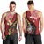 Tonga Ngatu And Australia Aboriginal Men Tank Top Tongan Dove And Kangaroo Together